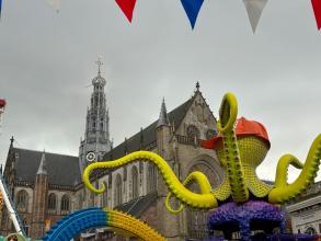King’s Day preparations in Haarlem